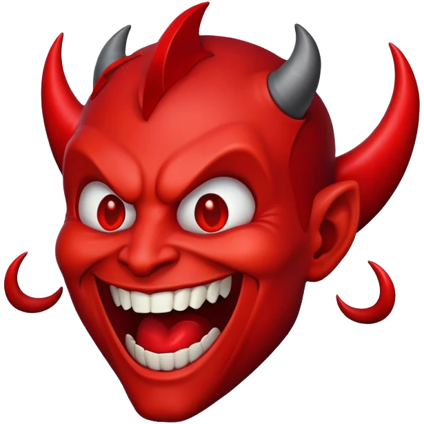 devil laugh creepy emoji