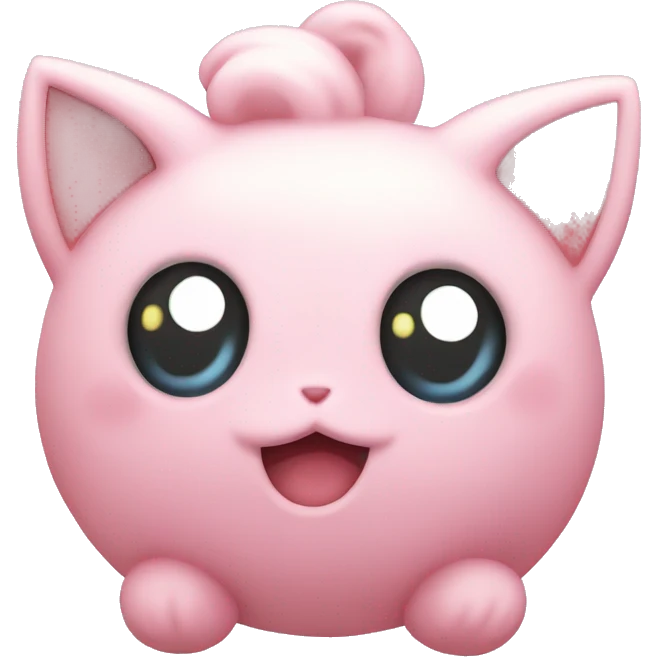 Light pink Jigglypuff Pokémon emoji