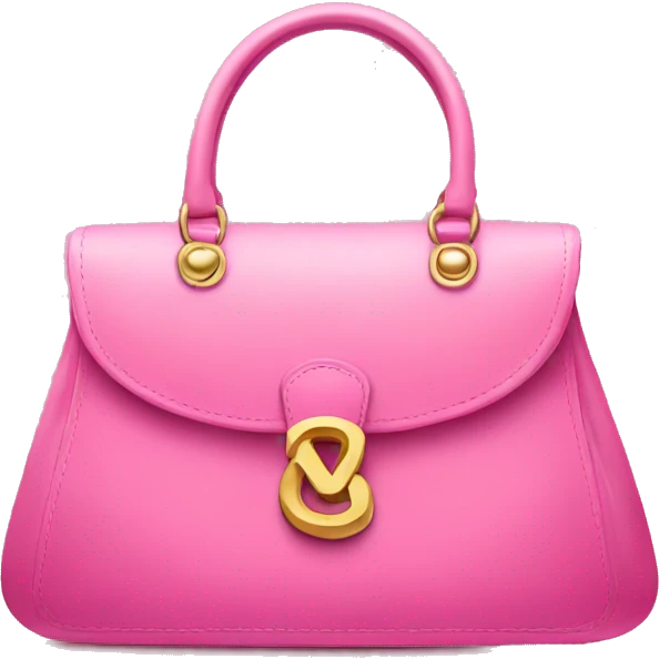 pink handbag with 'z' word emoji