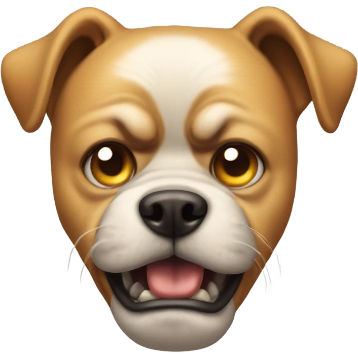 Angry dog emoji