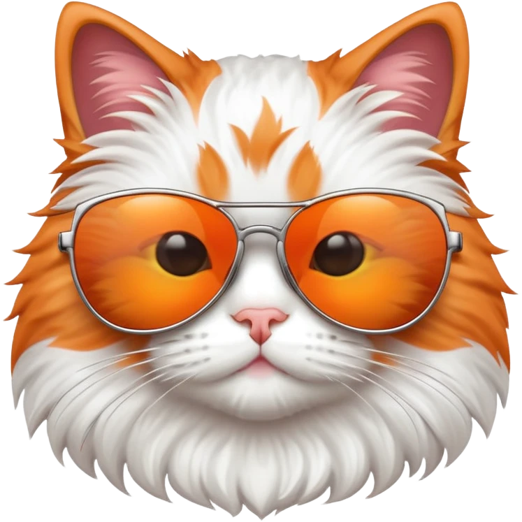 Cat wearing sunglasses emoji