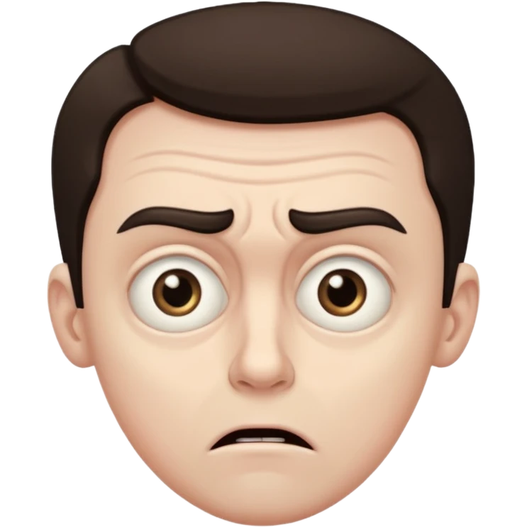 scared man emoji