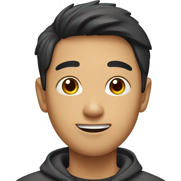 young asian man emoji