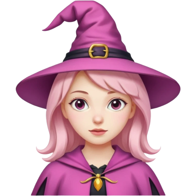 Wicked pink witch preppy girl  emoji