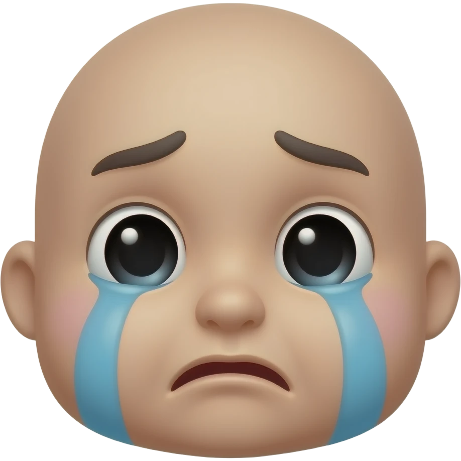 Que sea pequeño como la carita llorando emoji
