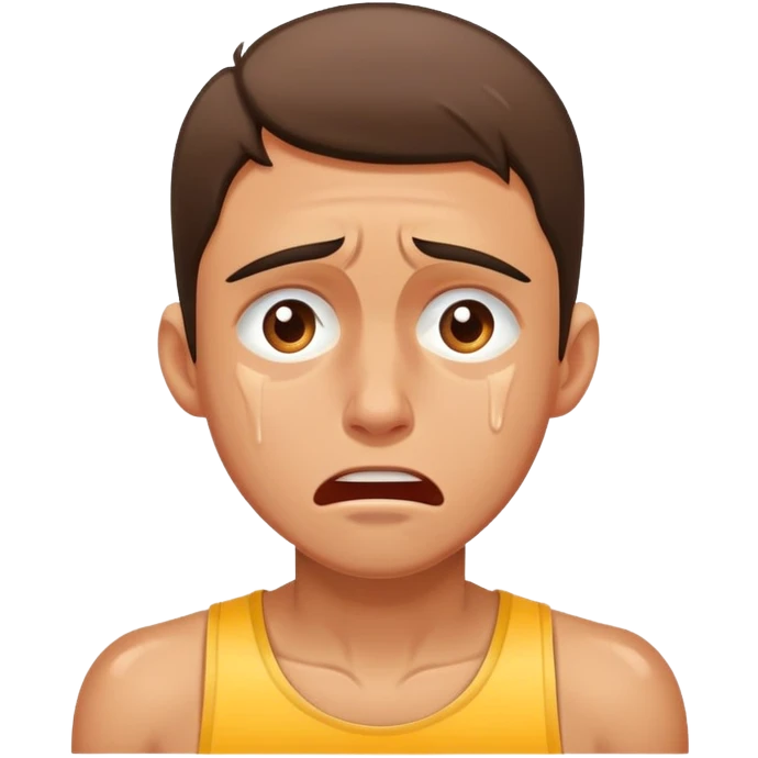 skinny athlete crying emoji
