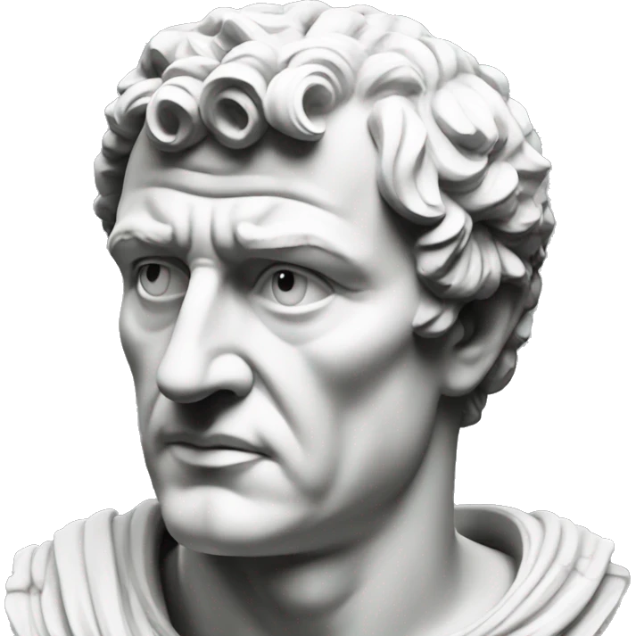 Julius Caesar statue emoji