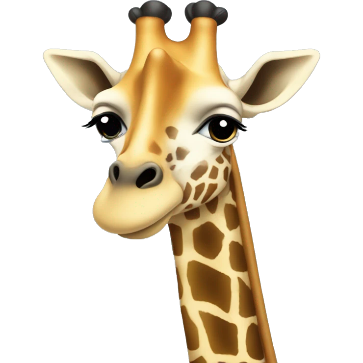 Giraffa con fiocco emoji