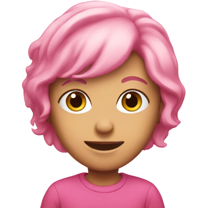 Pink emoji
