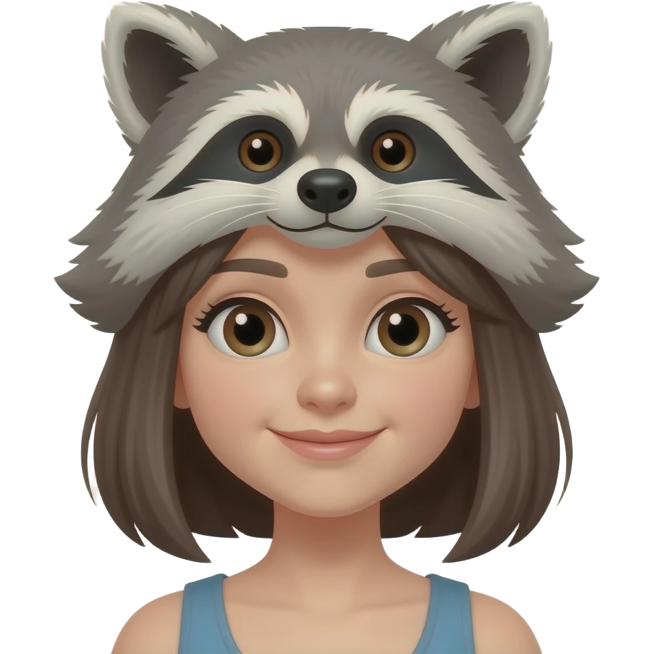 racon girl emoji