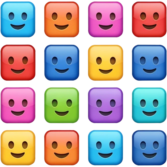 Social media sample post sticker emoji