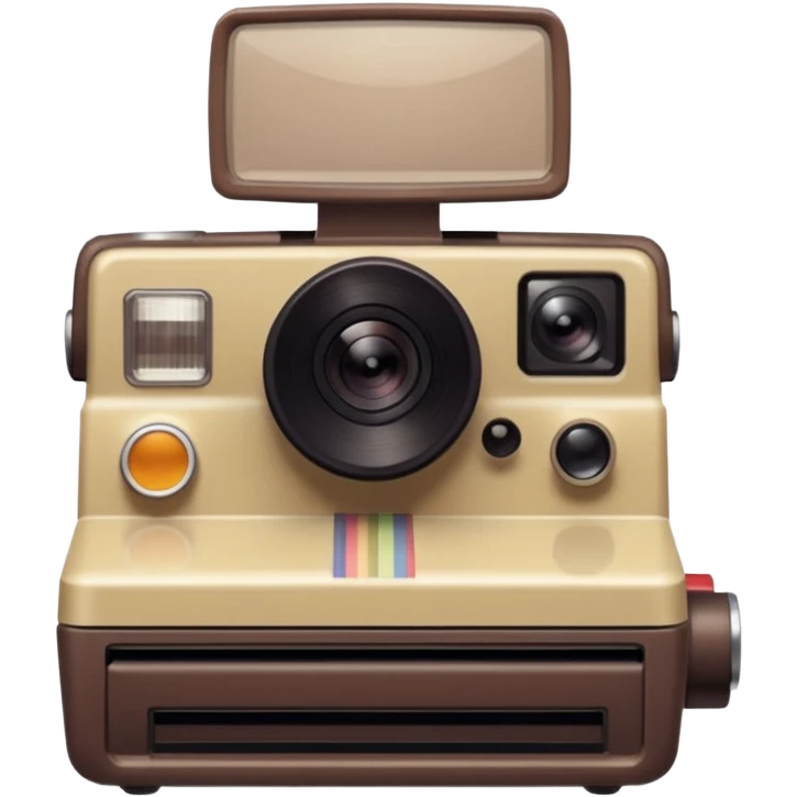 Photo taken with Polaroid camera emoji