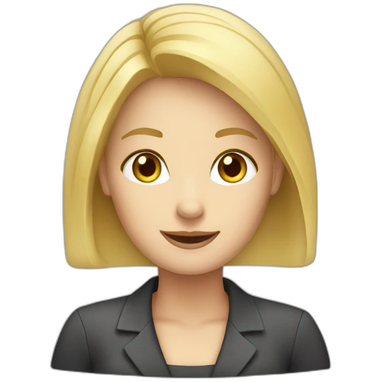 blonde female receptionist emoji