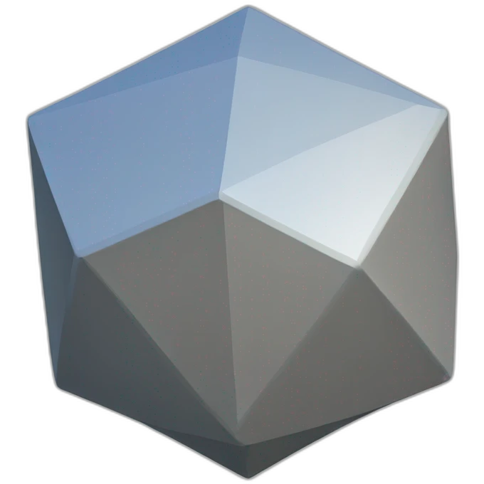 Regular polyhedra emoji