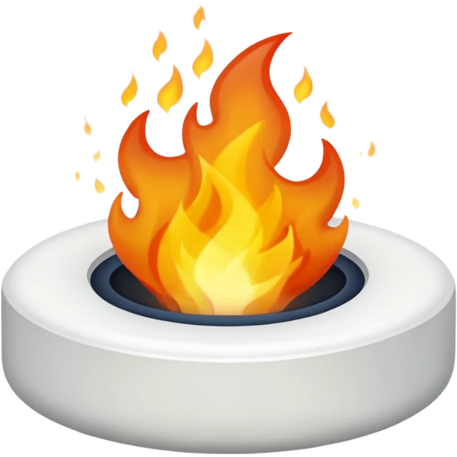 les initiales FDWS en flamme blanche emoji