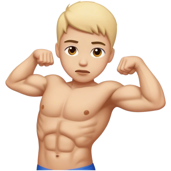 weak muscle emoji