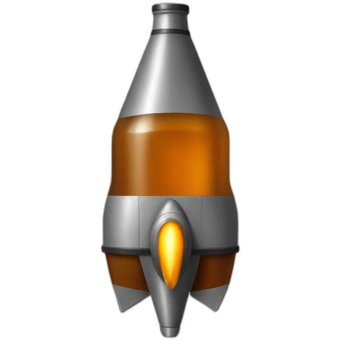 Whiskey rocket emoji