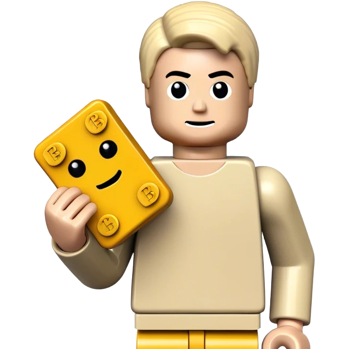 hackeur lego homme bitcoin emoji