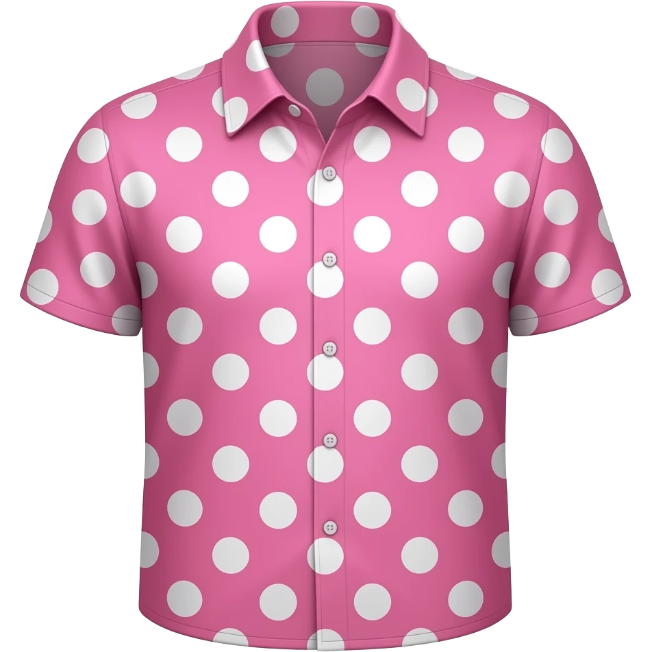 PINK WITH WHITE POLKA DOT ST emoji