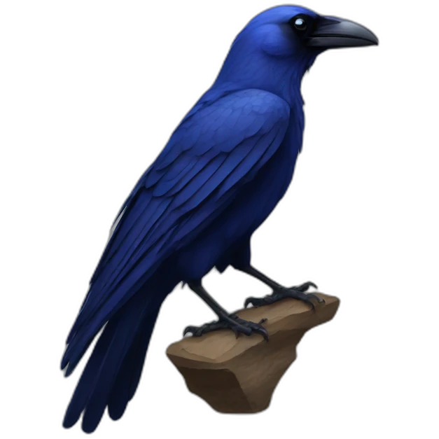 Blue Raven emoji