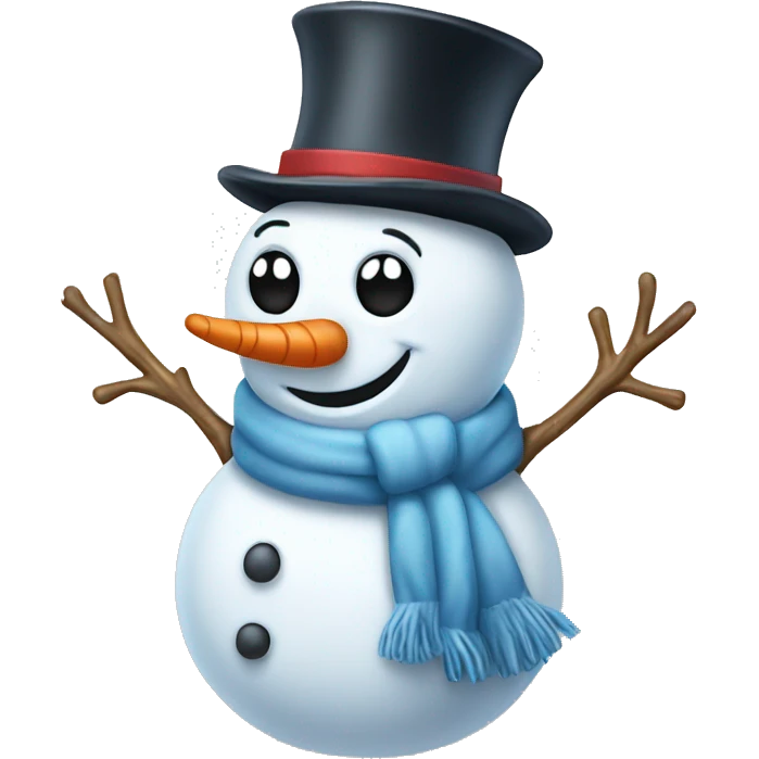 frosty the snowman emoji