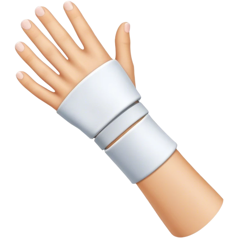 Wrist in cast emoji