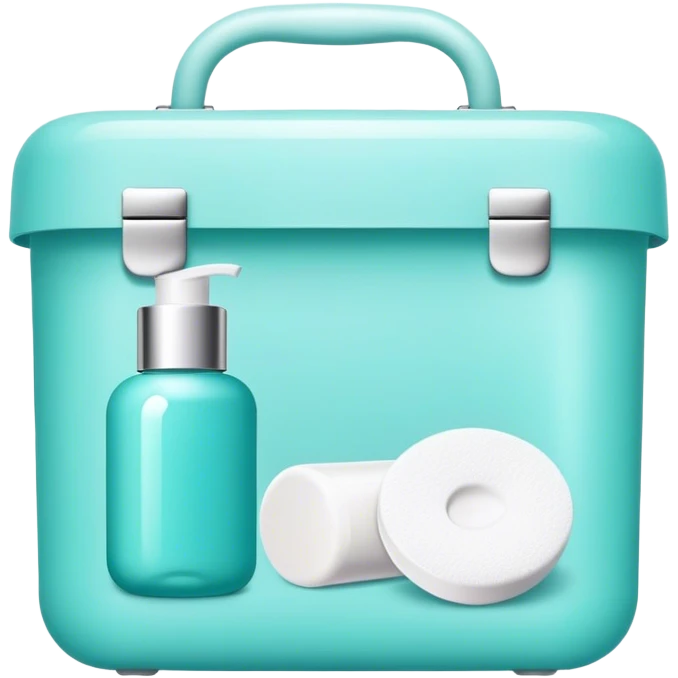 skin care Kit Turquoise colors emoji