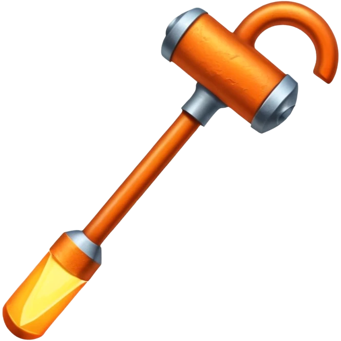 hot iron metal rod emoji