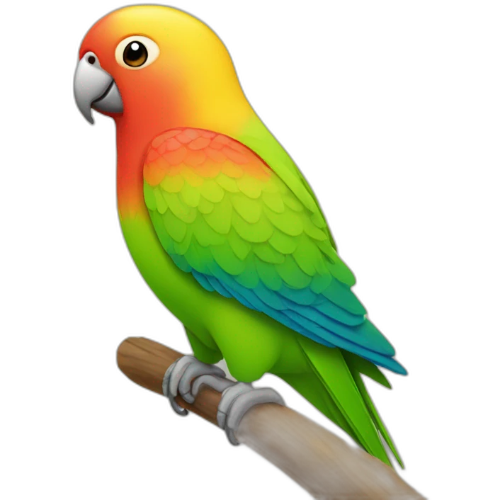 lovebird parrot emoji