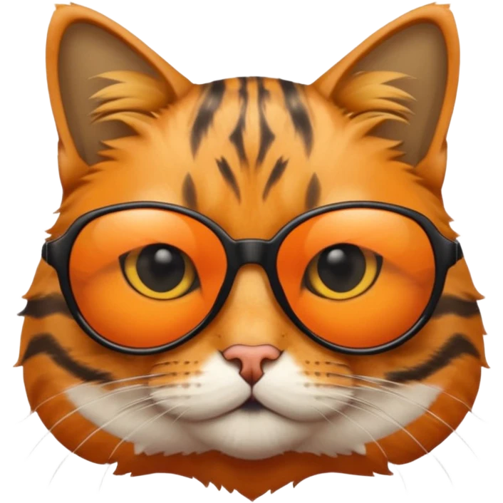 Cat wearing sunglasses emoji