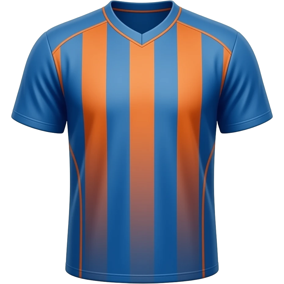 cricket jersy blue orange emoji