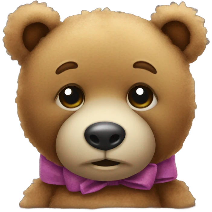 Teddy bear emoji