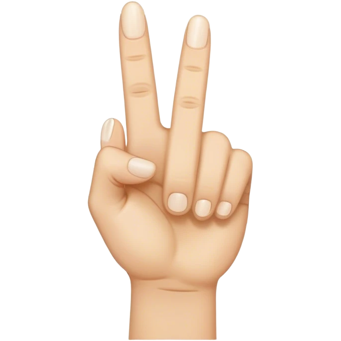 Middle finger emoji