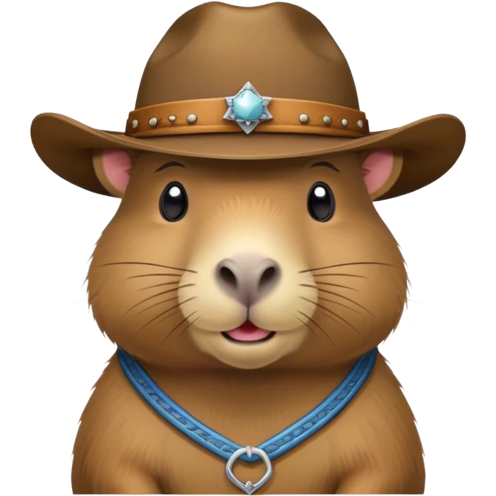 capybara in cowboy hat emoji