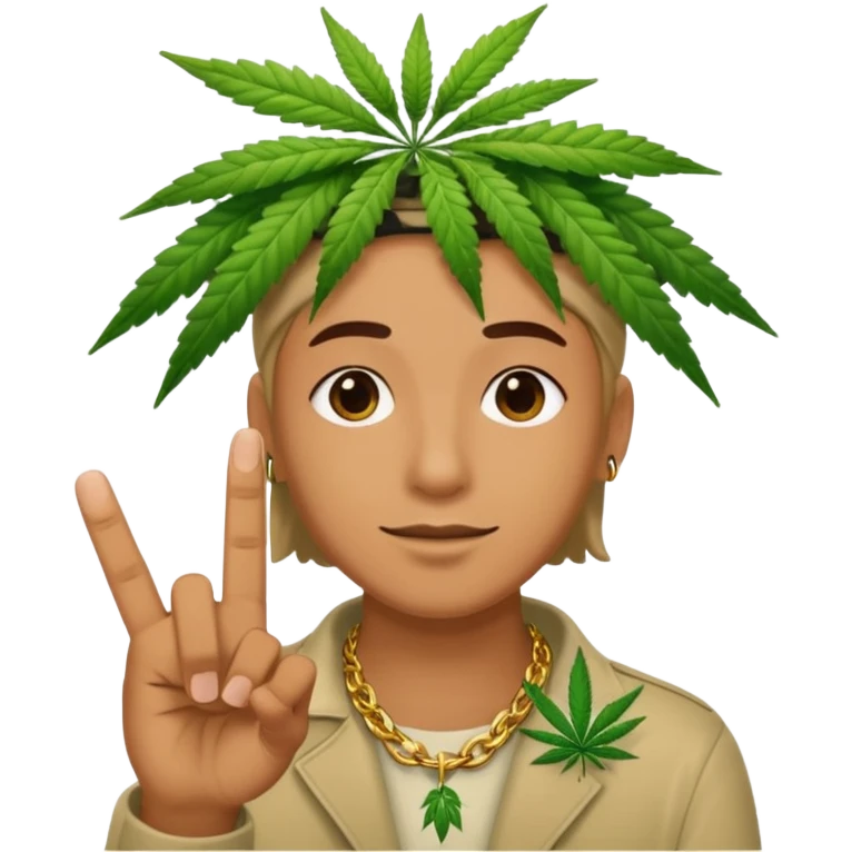 Finger 420 emoji