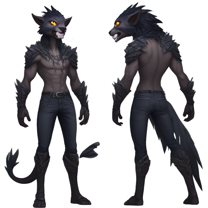 Cool Edgy Modern Vernid species by LiLaiRa full body emoji