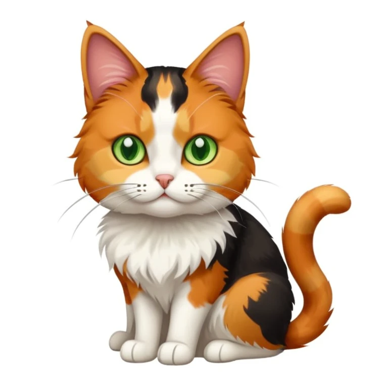 Calico cat emoji