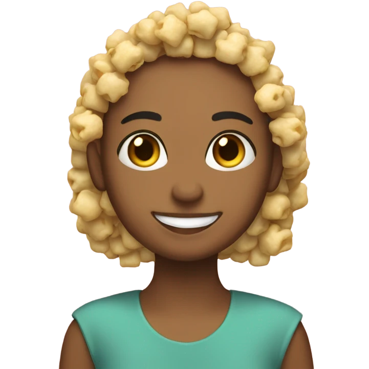 a alíen with popcorns emoji