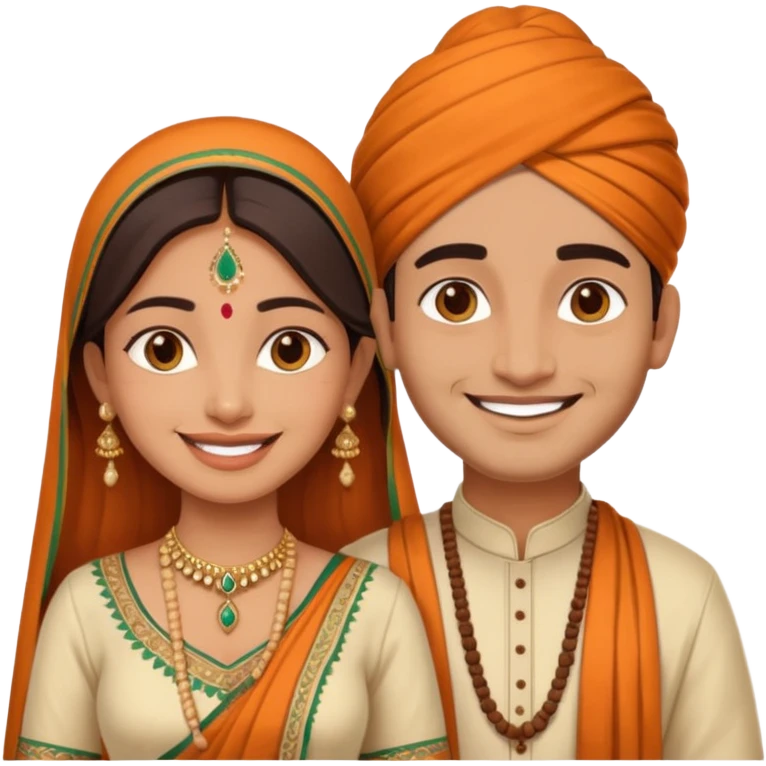 2 indian couple beautiful 😍 full size emoji