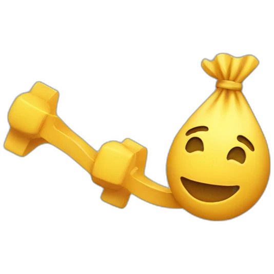 leverage that lifts up the financial success emoji