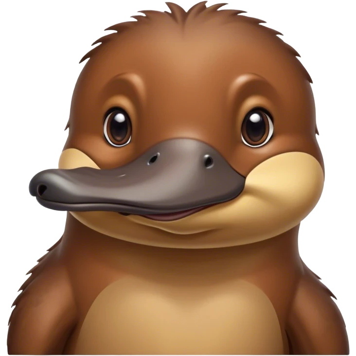 Cute platypus ￼ emoji