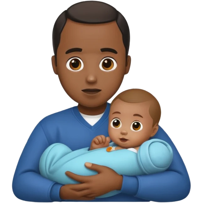 Diddy holding baby oi emoji