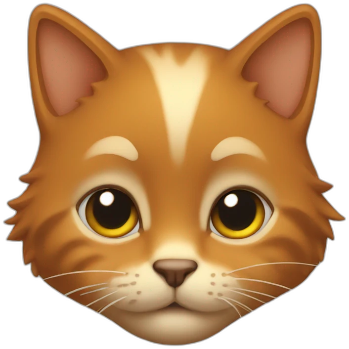 Chat roux emoji