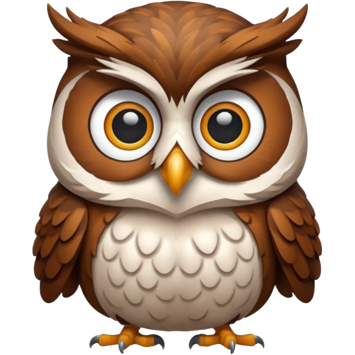 pension mascot owl emoji