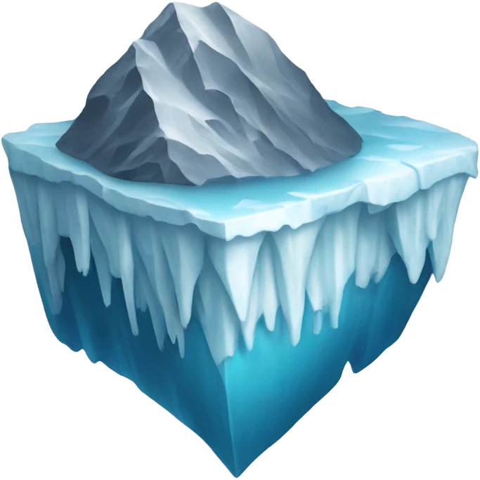 Tip of the iceberg  emoji