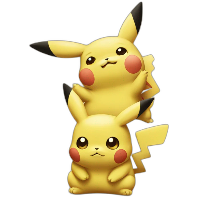 Pikachu sad emoji