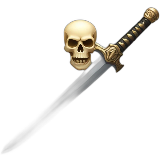 skull sword emoji