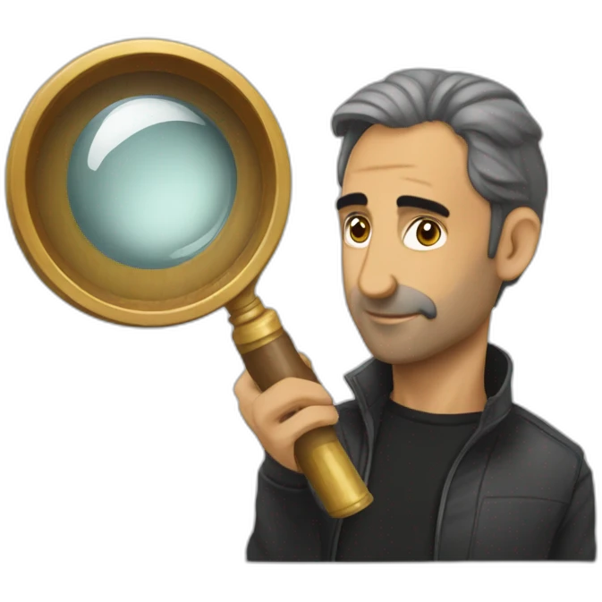 Zemmour avec une loupe ?  emoji