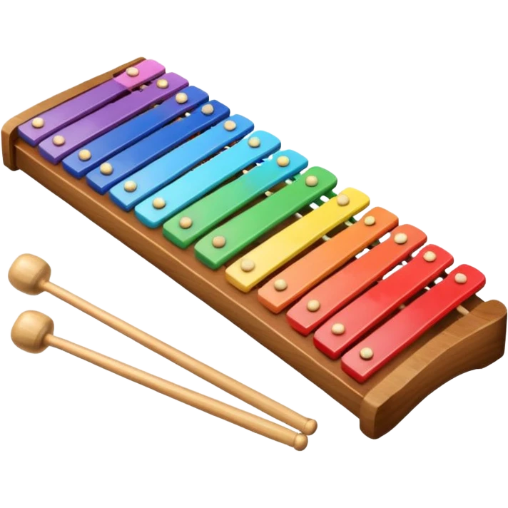 Xylophone instrument emoji