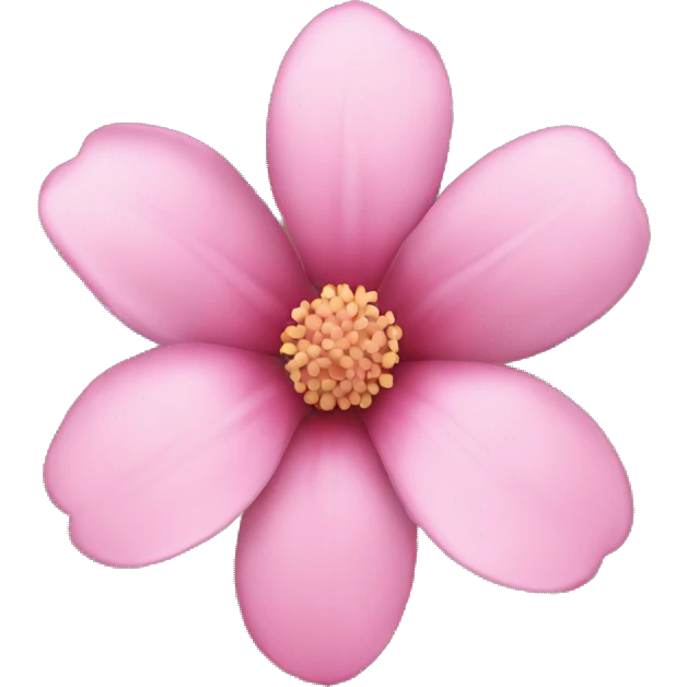 Aesthetic pink flower emoji